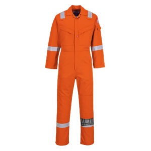 Fire resistant overall for hot weather, especially developed for the offshore industry